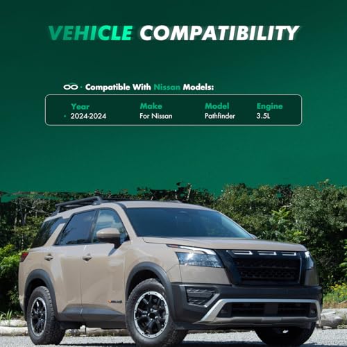 Image of SCITOO 4PCS Mud Flaps Front & Fear Splash Guard Set Suitable for Nissan Pathfinder 2024-2024 3.5L