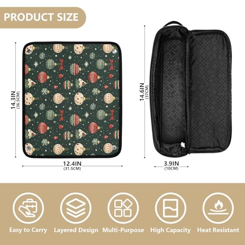 Bolsa de viaje resistente al calor para herramientas de cabello marble con organizador portátil para planchas y rizadores miniatura 4