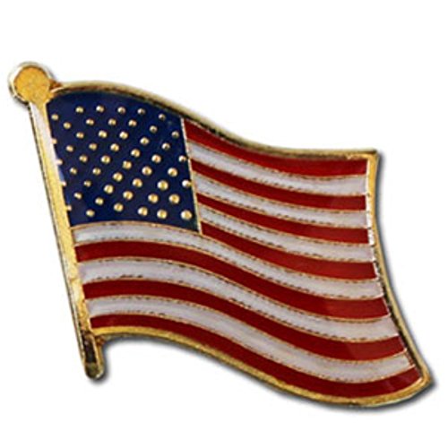 Backwoods Barnaby American Flag (USA) Lapel Pin