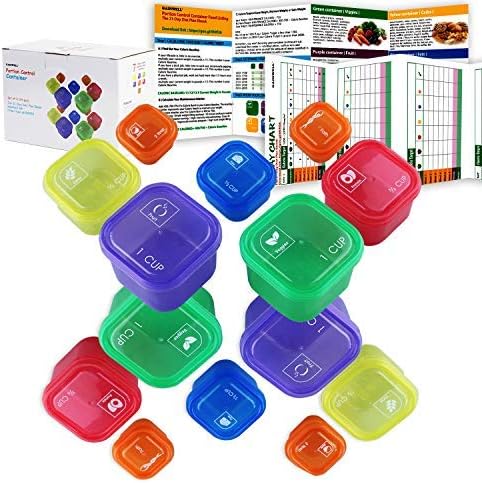 Portion Control Container kit - 14 Pieces