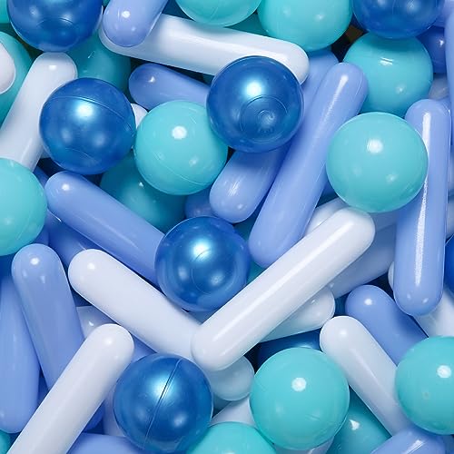 Image of STARBOLO Ball Pit Balls for Kids -120pcs Crush Proof Plastic Toy Balls for Toddler Ball Pit, Ball Pit Play Tent, Baby Pool Water Toys, Christmas Party Decoration, Photo Props