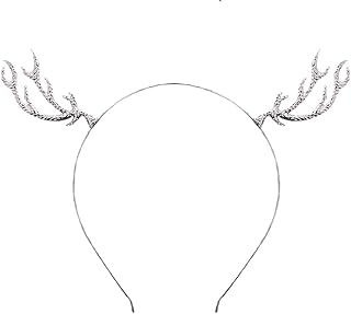 Reindeer Antler Headband Christmas Deer Antler Hairband Fawn Horn Hair Bands Women Hair Hoop Headpiece Hair Accessories