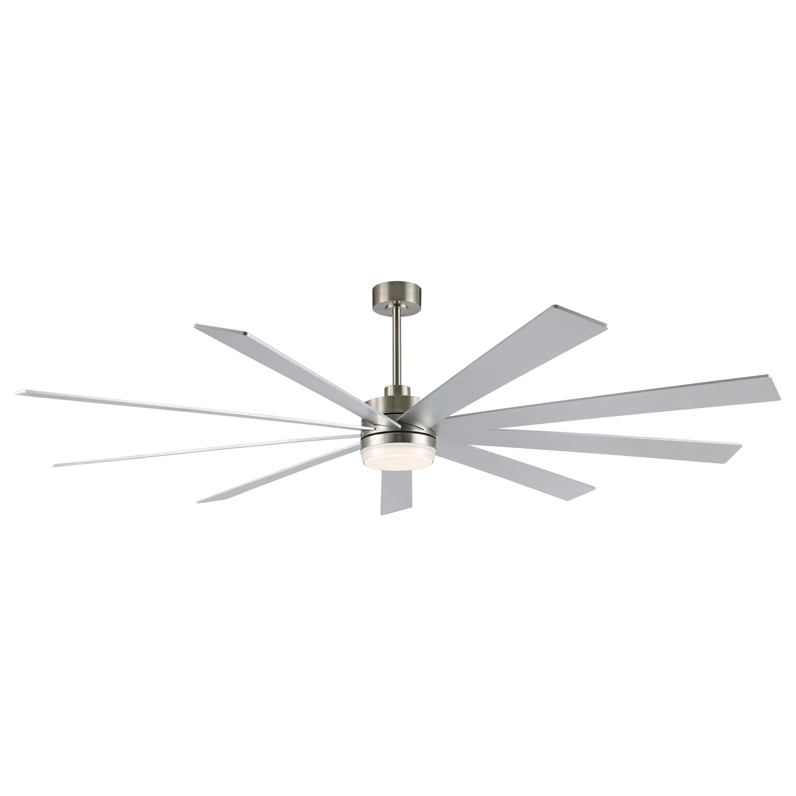 LEDLUX 84" DC Motor Ceiling Fan with Light, 6Speed Remote Control