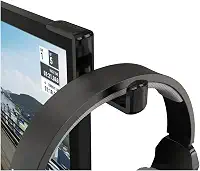 Suporte Fone Headphone Headset Canto De Tela Tv Monitor Ctd