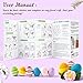Inscraft Crochet Yarn Kit for Beginners Adults & Kids, Includes 1650 Yards 30 Colors Acrylic Skeins, Hooks, Purple Bag etc, Make Amigurumi & Crocheting Projects, Starter Set for Professionals