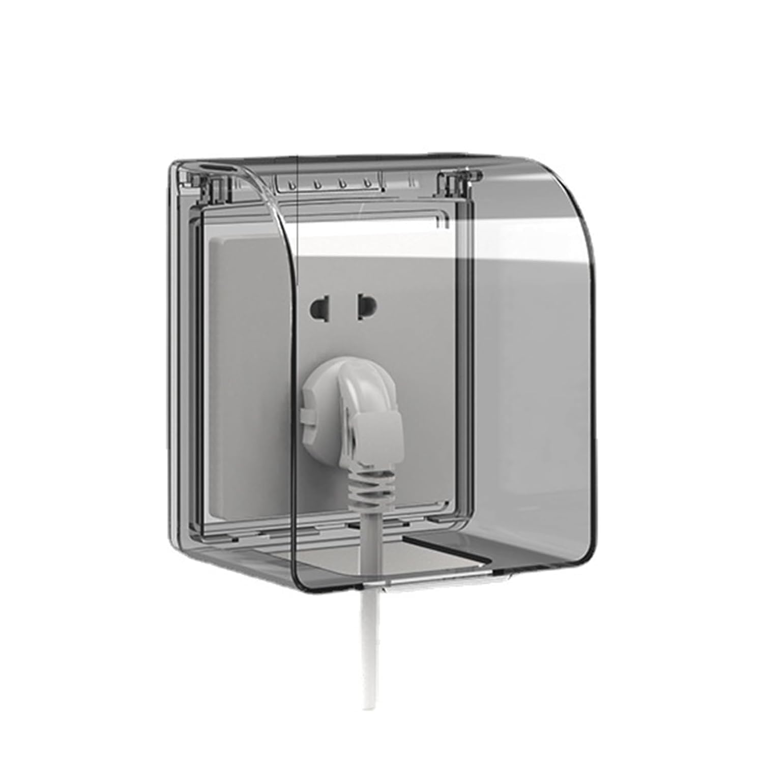 TUPERMAR Waterproof Wall Switch Socket Cover, Splash Guard, Box Cover, Wall Switch Faceplate Panel Box, Child Proof Socket and Plug Cover Box, Transparent-image-9