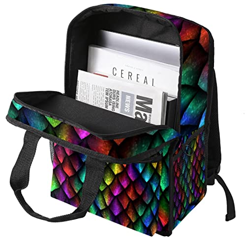 Sac à dos dinosaure évitant le mal de dos - Cartable réglable multicolore - 3