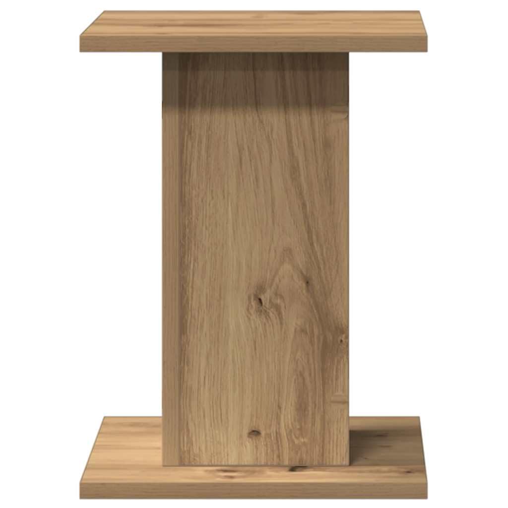 vidaXL Supporti Altoparlanti 2 pz Rovere 30x30x40 cm in Multistrato, stand per altoparlanti, supporto per altoparlanti da tavolo, supporto per altoparlanti surround