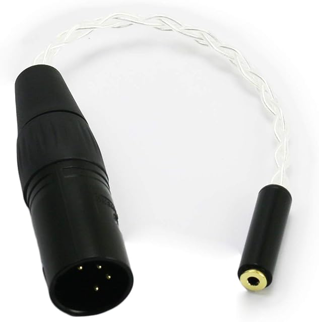 Ablet 4-pin XLR Balanced Male to 2.5mm Trrs Female Balanced Cable, Headphone Audio Adapter Compatible with Astell&Kern Layla, Rosie, Roxanne II, AK T8iE MKII