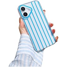 Designed for iPhone Case,Luxury Luminous Luggage Compartment Pattern Phone Case Transparent Fluorescent Protective Cover iPhone 15 Pro,Blue