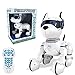 LEXiBOOK Power Puppy - My Smart Dog Robot to Train - Programmable Robot with Remote Control, Training and Gesture Control Function, Dance, Music, Light Effects, Toy for Children - DOG01