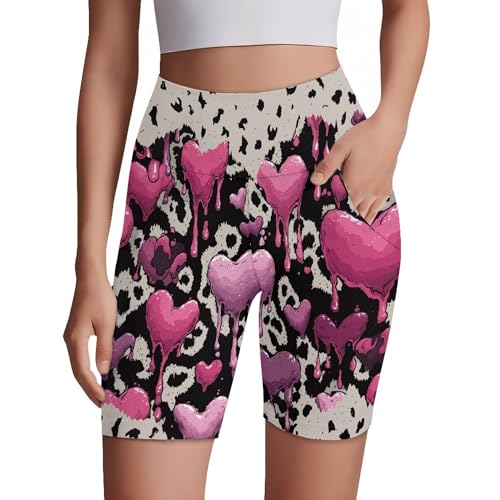 Leggings con bolsillos para mujer Amzbeauty XXL opacos y de cintura alta