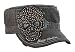 Harley-Davidson Women's Painter's Cap, Studded Star Skull, Charcoal PC10730