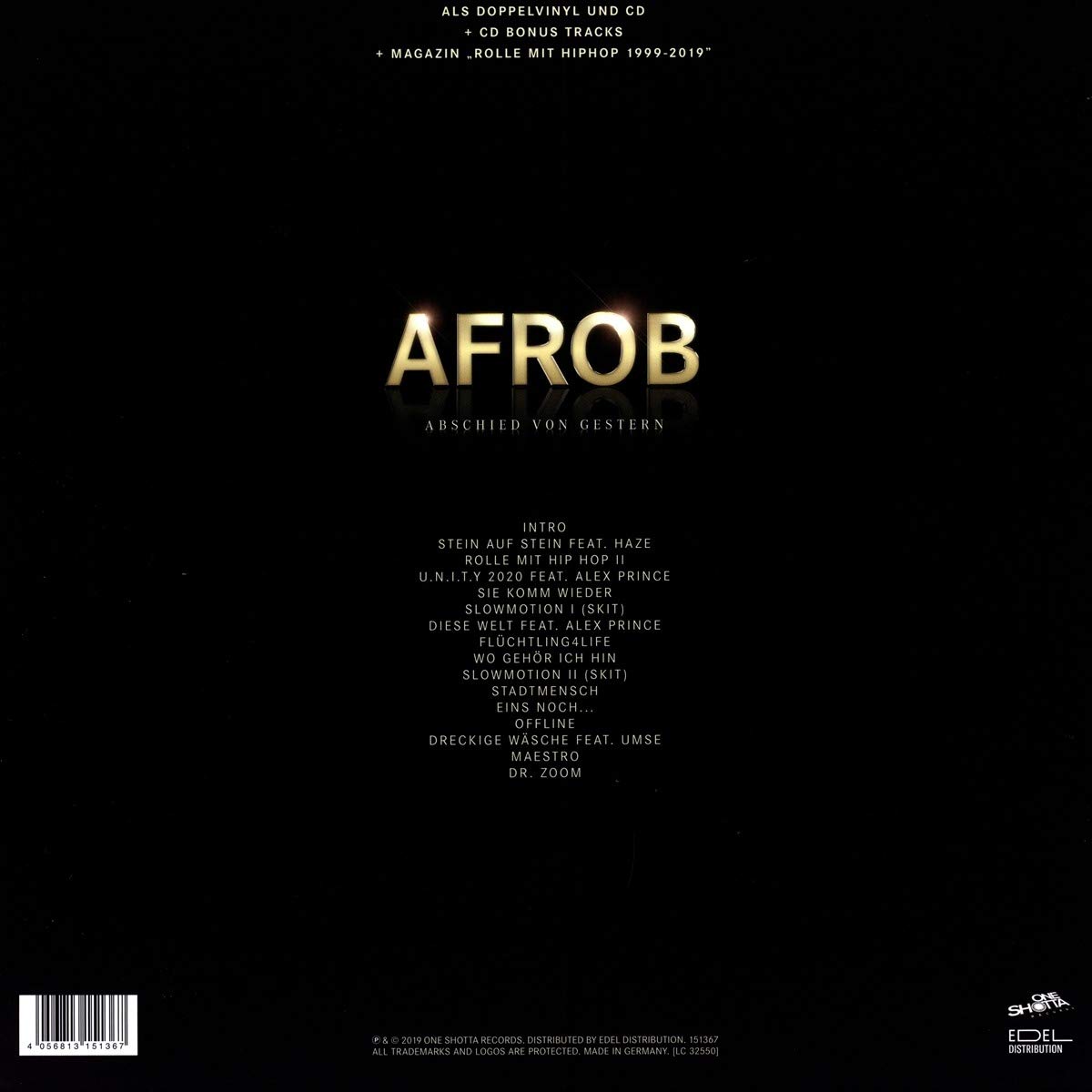 Abschied Von Gestern, Box-Set, CD, Doppel-LP