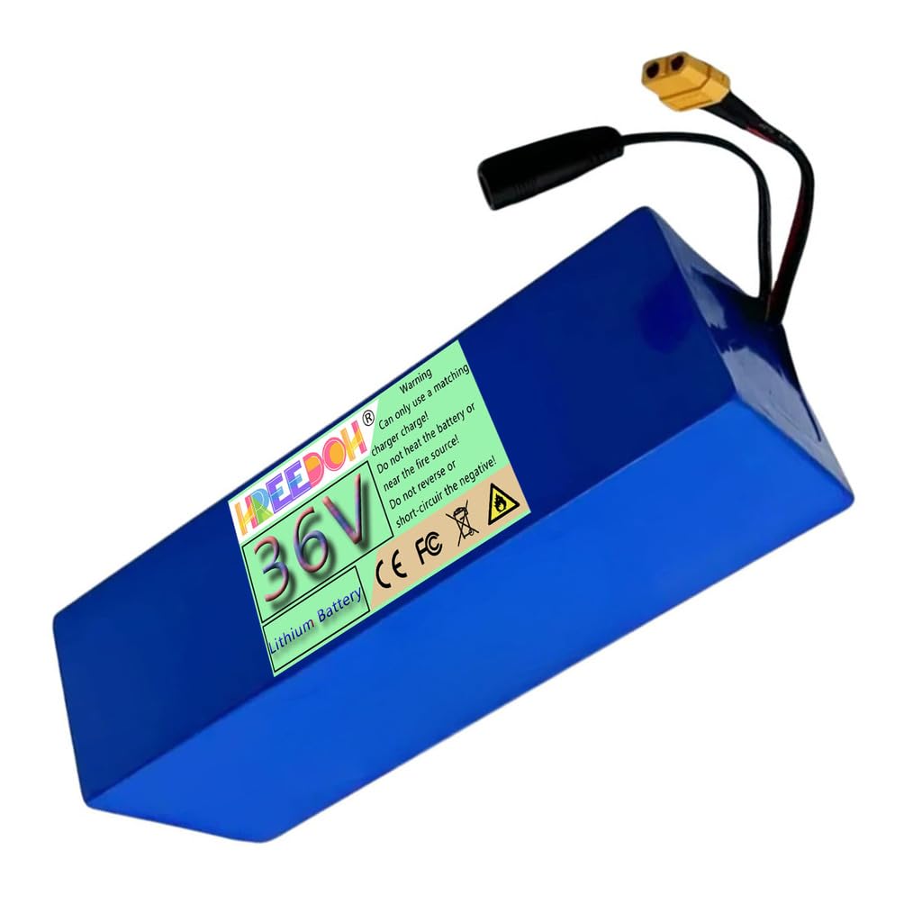Paquete de baterías de Litio de 36 V, Recargables, de 5 Ah, 7,5 Ah, 10 Ah, 12,5 Ah, 15 Ah, 17,5 Ah y 20 Ah, con Cargador.