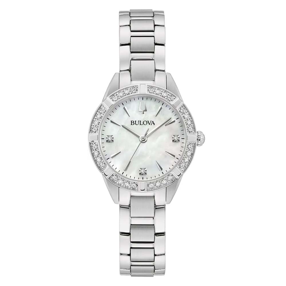 Bulova Sutton Petite Armbanduhr Silber 96R253