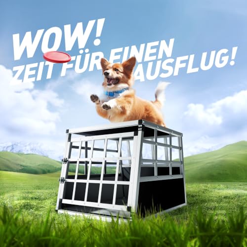 CADOCA® Hundetransportbox M Aluminium