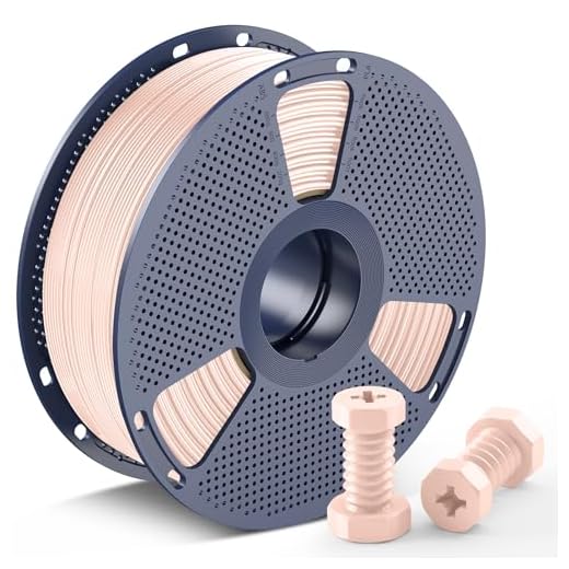 SUNLU High Speed ABS Filament, 350mm/s Rapid ABS 3D Printer Filament 1.75mm, Heat Resistance, Excellent Toughness, Fast Printing, Compatible with 99% FDM 3D Filament Printer, 1KG Spool.(Beige)
