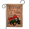 Garden Flag Country Living Primitive Western Barn American Rustic Cowboy Rural Ranch Welcome to Our Farm Made in USA