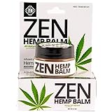 ZEN Hemp Balm for Relief, Hemp Oil Extract for Joints, Back, Neck and Elbows, Hemp Infused Topical Cream - 0.7 oz (Pack of 1)