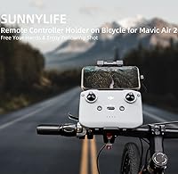 Vista 7 de Xmipbs Mavic 3 soporte de bicicleta soporte de bicicleta para DJI Mavic Air 2, Air 2S Mini 2 Mini 3 Pro RC-N1 controlador, clip de abrazadera