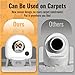 OCACA Self Cleaning Litter Box - 2.2lb-23lb, 100L Automatic Cat Litter Box Self Cleaning, Extra Large for Multiple Cats, Anti-Pinch, All Clumping Litter Can Use, with Garbage Bags, App Control