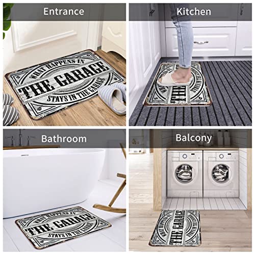 Tapis de bain antidérapant pour déco de garage Man Cave original - 3