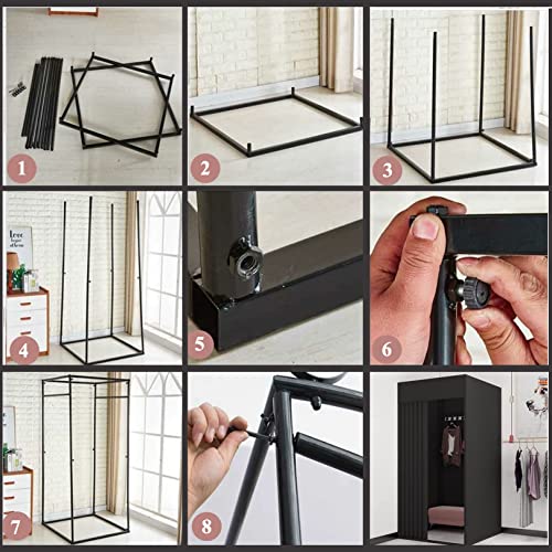 Cabine d'essayage pour magasin de vêtements résolvant le manque d'espace - 7