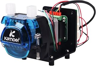 Kamoer KCM-ODM small stepper peristaltic pump 12V with speed control Low Noise Adjustable High flow rate lab liquid dosing pump with driver board power adapter 10~452ml/min