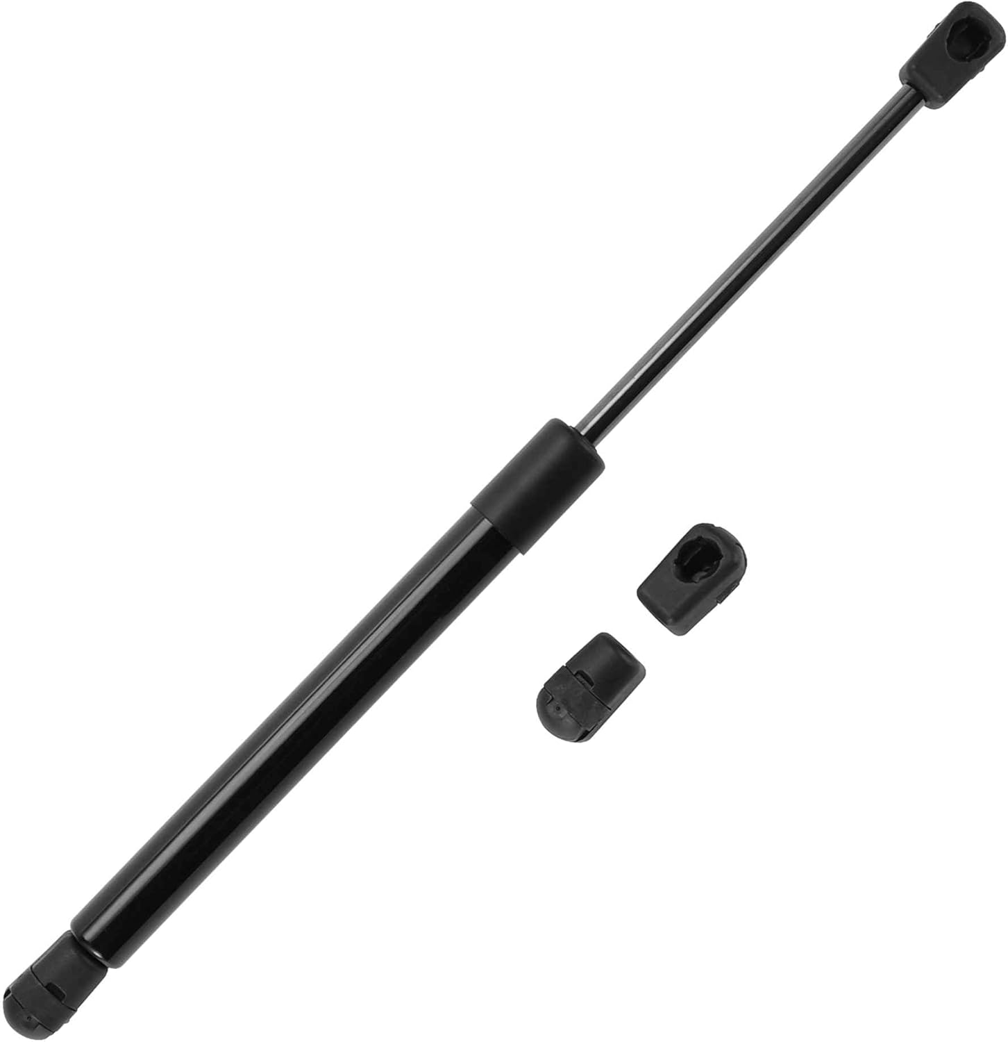18inch/450mm 133Ib/600N/60kg Gas Springs with End Fittings, 18" Gas Struts Hydraulic Lift Support for Window Lid Tool Box Storage Box Cover,2 Pcs,Black