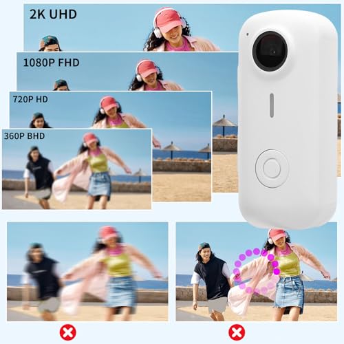 Yunseity Wearable Small Camera 1080P miniatura 3