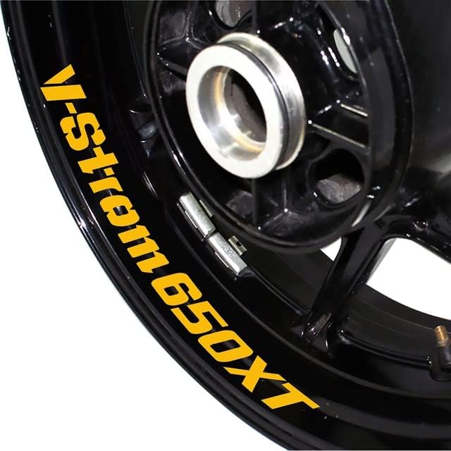 Kit de calcomanías reflectantes para llantas de motocicleta, impermeables, para llantas de neumáticos, decoración para SUZUKI V-STROM 650XT