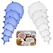 Bretoes Silicone Stretch Lids 12 Pack Reusable Durable Expandable Food Covers Seal Lids Bowl Covers to Keep Your Food Fresh, For Various Size and shape