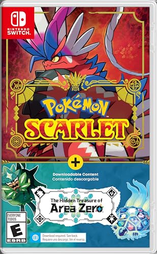 Image of Pokemon Scarlet + The Hidden Treasure of Area Zero Bundle (Game+DLC) - US Version