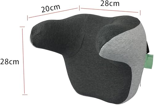 Miniatura 8 de ITODA Almohada para el cuello del coche, almohada de espuma viscoelástica para reposacabezas de coche, cómoda y ajustable, cojín de apoyo para el