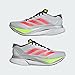 Adidas, Mens, Adizero Boston 12 Running Shoes, Dash Grey/Lucid Red/Lucid Lemon, 13, D - Medium