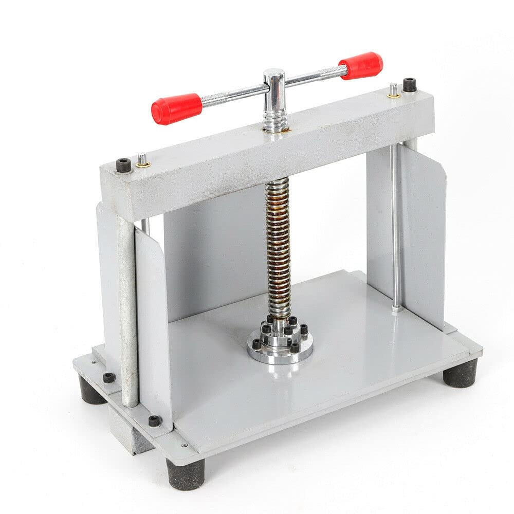 Professione Rilegatrice Spianatrice manuale in acciaio inox A4 con barra di bilanciamento Pressione massima 1500 kg Spianatura e formatura per fatture Libri contabili