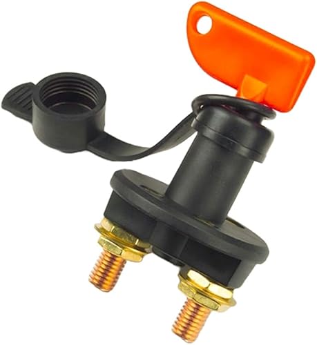 Grote 82-2104 - Interruptor aislador de batería (12 V, color negro)