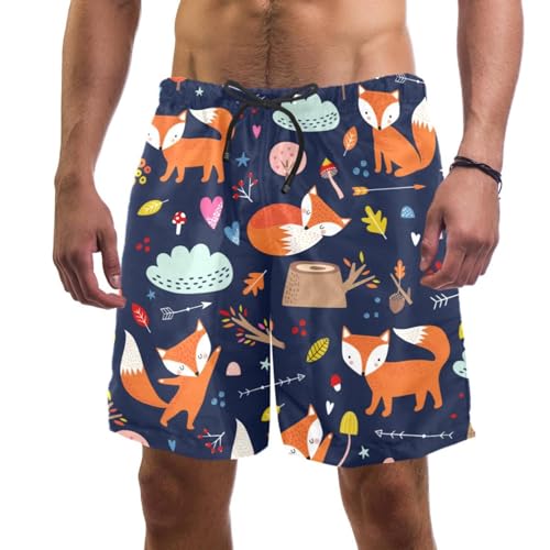 Pantalon court de plage Fox Mushroom au design soigné