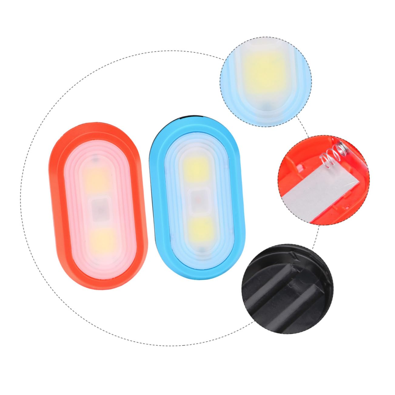 NAMOARLY Clip Runing Light Night Running Safety Light Waterproof Led for Backpack Collar Vest