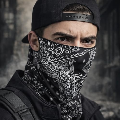 Image of Sun UV Protection Face Cover Scarf Mask Neck Gaiter Breathable Windproof Bandana Neck Gaiters