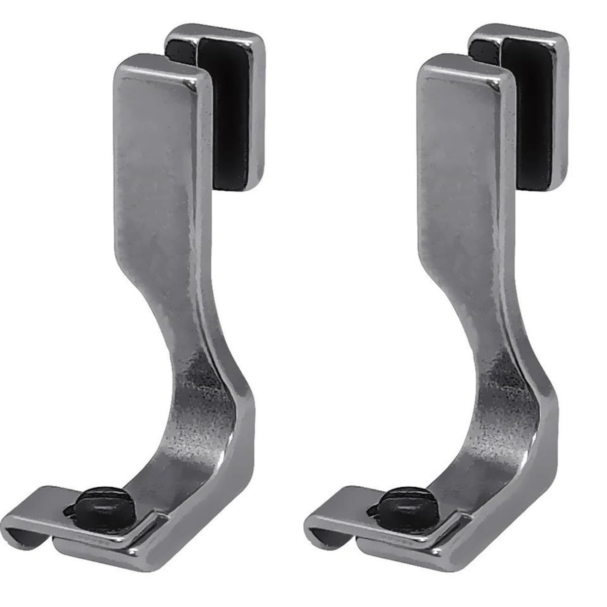 KASTWAVE Adjustable Zipper Foot Presser Foot, 2Pcs T69 Adjustable Invisible Zipper Presser Foot, Domestic Sewing Machine Foot Presser, Rolled Hem Presser Foot, Sewing Machine Replacement Accessory