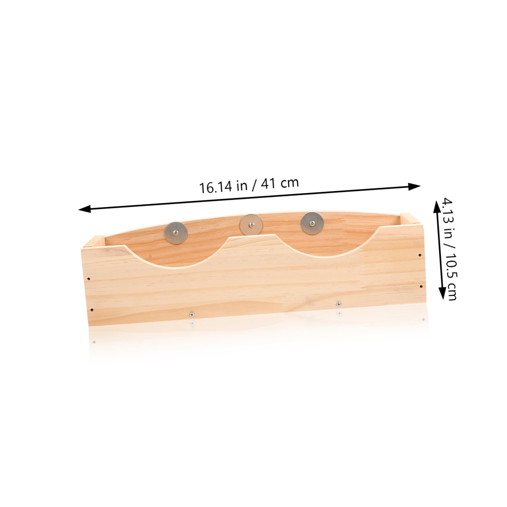 Happyyami Soporte De Alimentación para Conejos y Roedores Rack De Madera para Alimentación De Hámsters y Cobayas Comedero Colgante Diseño Fijo y Espacio Organizado Alimentador De