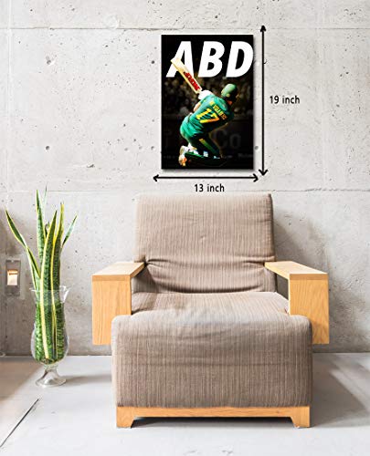 Image of Good Hope AB De villiers Mr 360, 300 GSM Matte Paper Rolled Poster (13 X 19-inch, Multicolour)