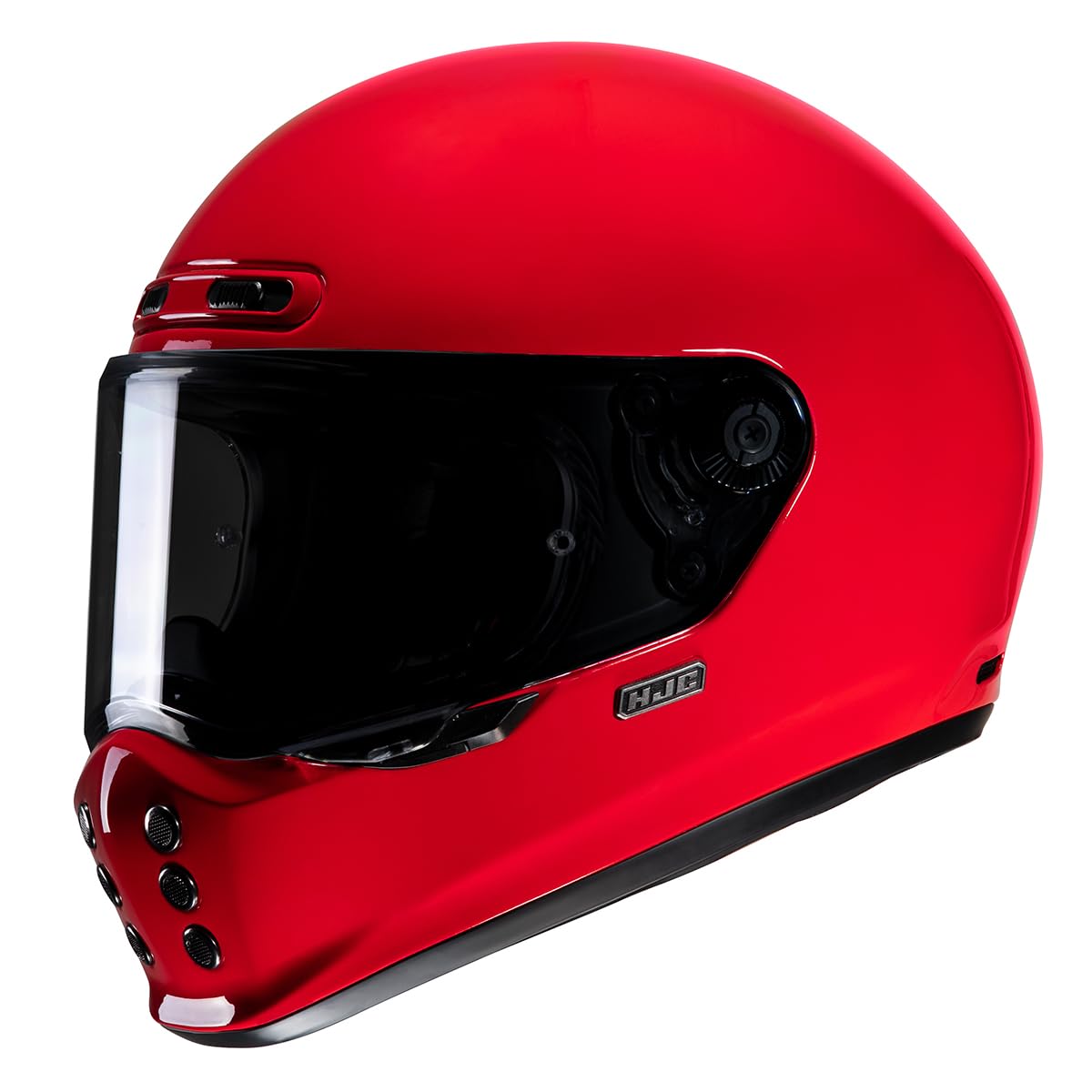 HJC, Casco Moto Integral V10 Solid Deep Red, S
