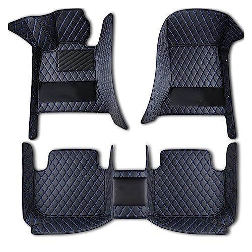 Tapis de voiture personnalisés Jeep Wrangler Grand Cherokee noir et bleu