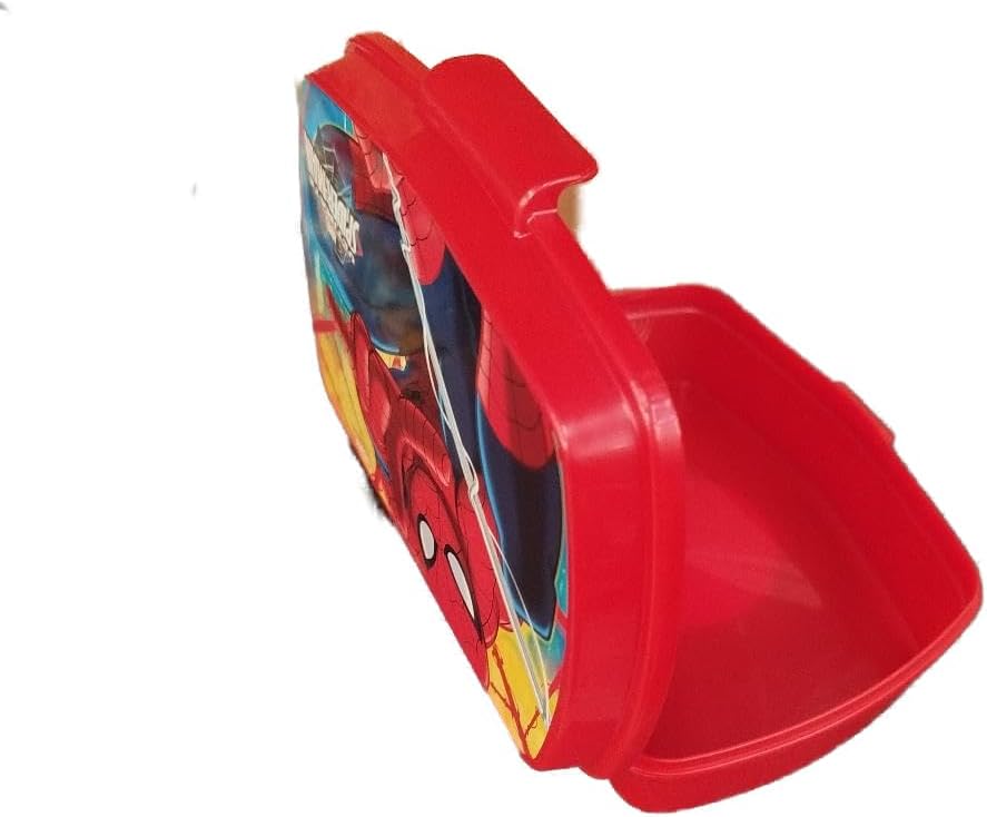 8435510304188 Sandwich Lunch Box, Plastic, red
