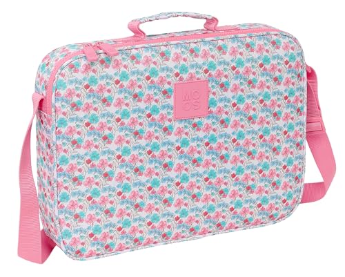 Cartable Safta Moos Flores au format mallette scolaire compacte pour transporter les cahiers
