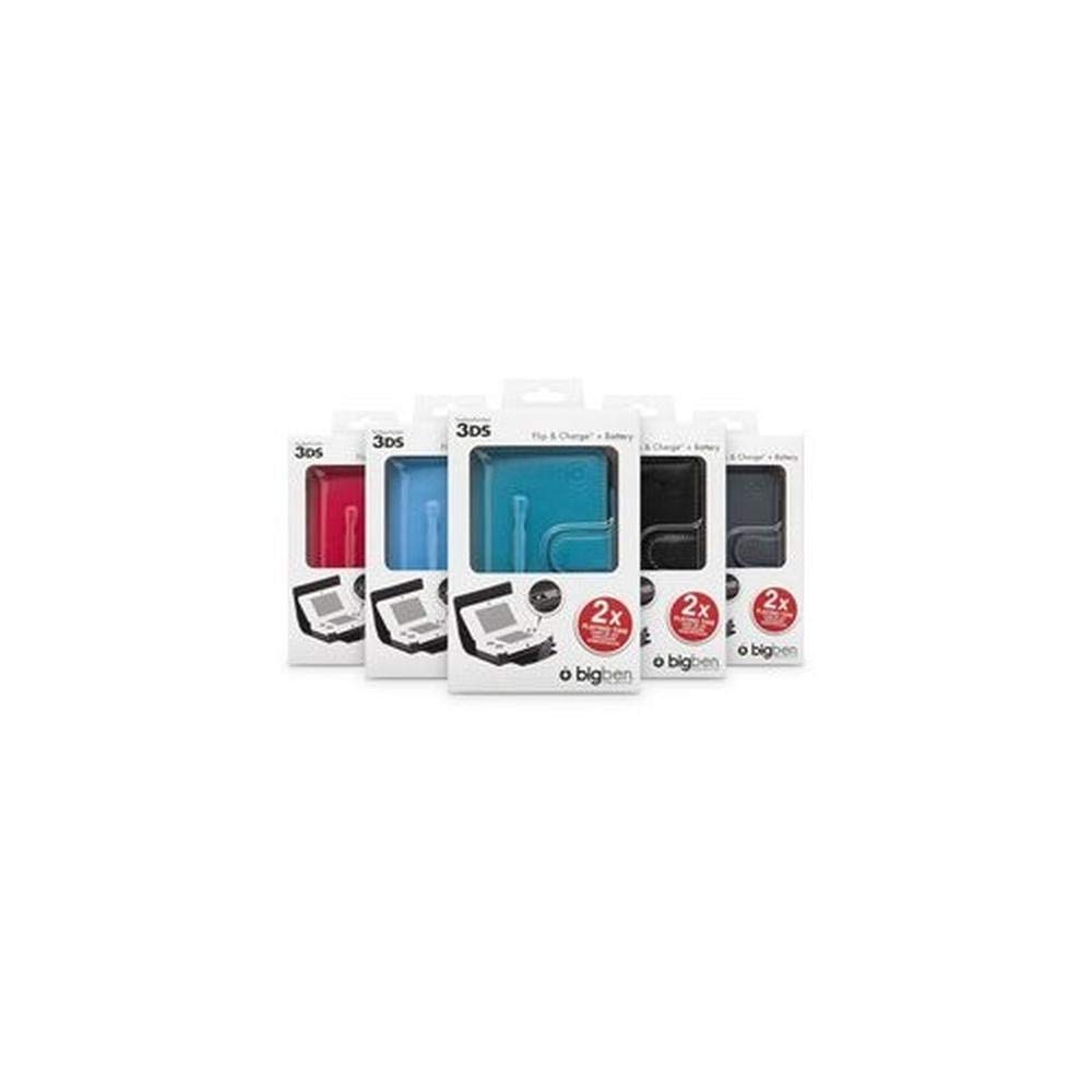 Etui 'Flip & Charge' + Batterie pour 3DS