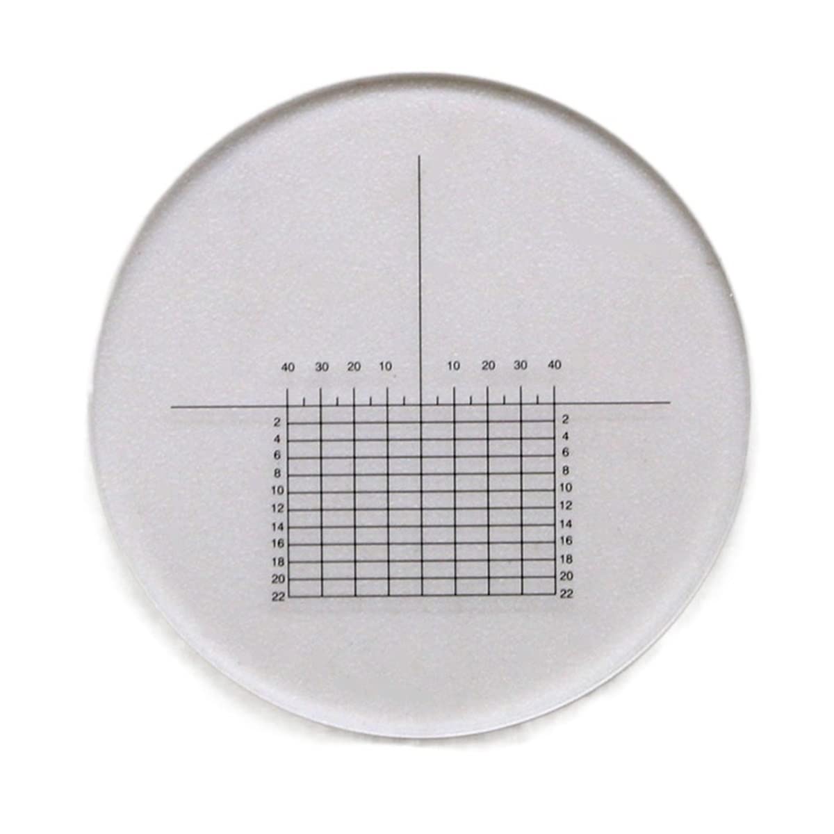 Microscope Micrometer Diameter 20.4mm Eyepiece Reticle Cross Ruler Grid Scale(MS-1-JD)